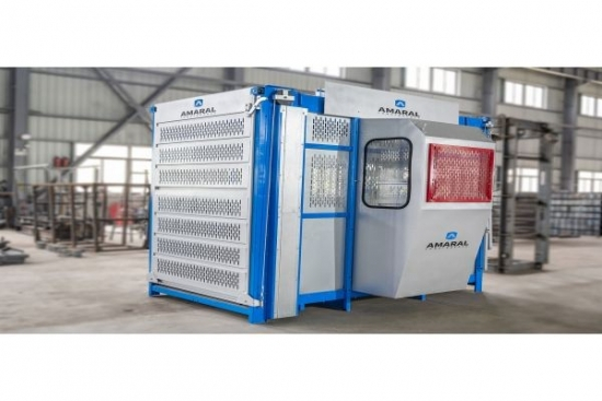 Construction Hoist With Frequency Controlled Steplepless Speed-Adjusting Construction Hoist Sc200 Fast Lifting Speed