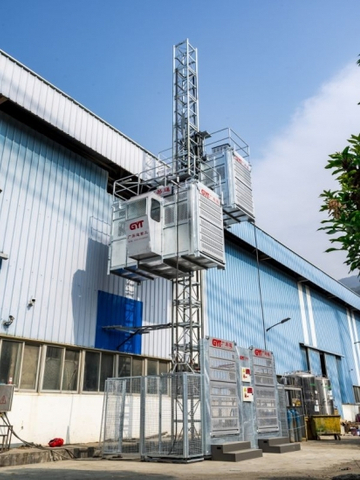 Construction Building Passenger Hoist For Lifting Materials
