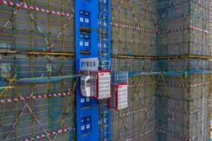 Alimak Type Construction Rack And Pinion Hoist